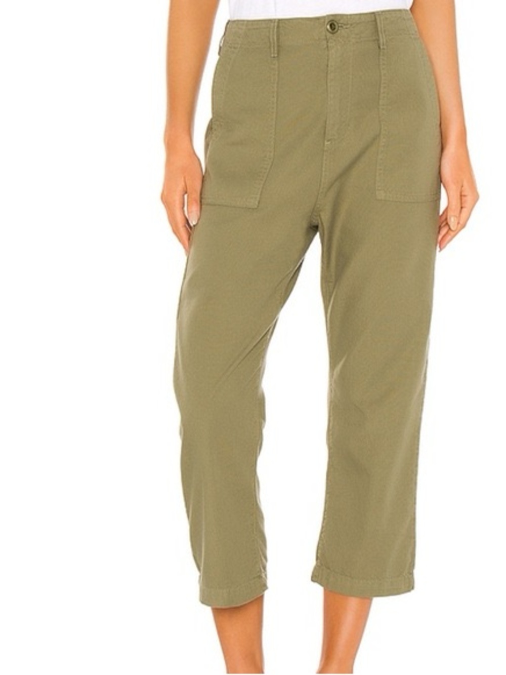 The Great Admiral Pants 31 Olive Green Utility Cargo Trouser Relaxed Fit